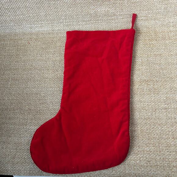 Personalized Christmas Stocking Emma Embroidered Santa 20" - Picture 5 of 6